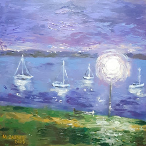 Obraz ręcznie malowany