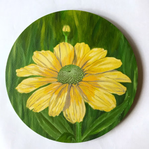 Rudbekia - obraz olejny