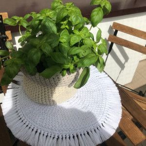Podkładka na stół , boho,okrągła podkładka.