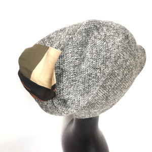 Czapka szara  damska