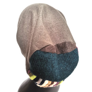 Czapka szara   damska