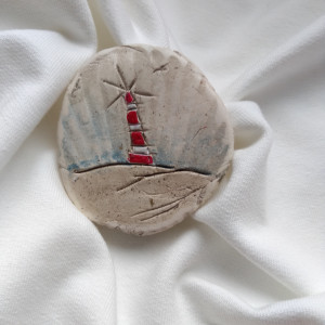 Broszka - latarnia morska