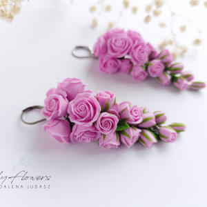 Kolczyki z różami