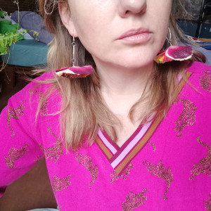 Kolczyki zwariowane bujne dlugie