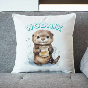 Poduszka znak zodiaku horoskop welurowa poduszka dla dziecka znaki zodiaku wodnik