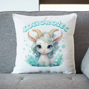 Poduszka znak zodiaku horoskop welurowa poduszka dla dziecka znaki zodiaku koziorożec