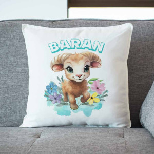 Poduszka znak zodiaku horoskop welurowa poduszka dla dziecka znaki zodiaku baran