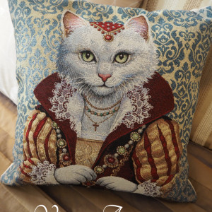 Poduszka Kot - Dama