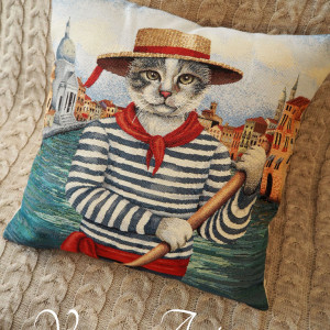 Poduszka Kot - Gondolier
