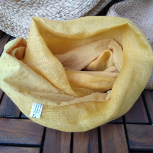 Lniano - bawełniany komin