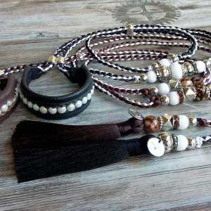 Smycz ringowa,  ringówka, wodzik, show leash