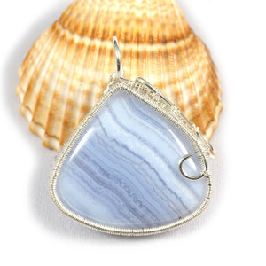 Agat, Srebrny wisior z agatem pasiastym, ręcznie wykonany, prezent dla niej, prezent dla mamy, prezent urodzinowy, niepowtarzalna biżuteria,