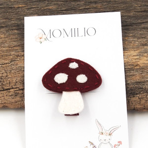 Spineczka do włosów  muchomorek