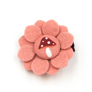 Spineczka do włosów kwiatek muchomorki