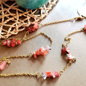 Naszyjnik boho minerały