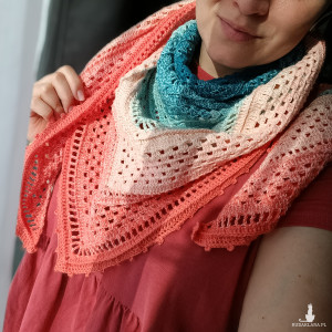 Chusta OMBRE / 100% bawełna