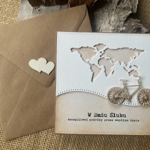206,Kartka na ślub w szczęśliwą podróż