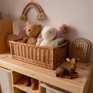 Szuflada wiklinowa na dziecięce zabawki 44cm