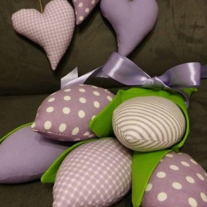 Bukiet tulipanów + serduszka