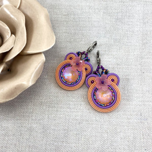 DELIKATNE KOLCZYKI SUTASZ „HELLO SPRING”