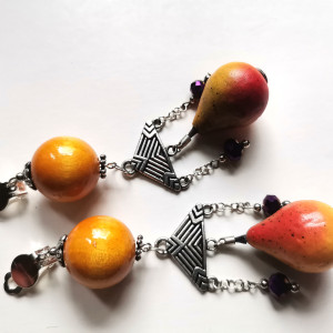 Klipsy lekkie gruszki