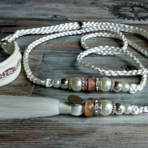 Smycz ringowa,  ringówka, wodzik, show leash