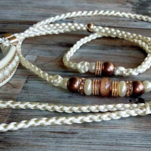 Smycz ringowa,  ringówka, wodzik, show leash