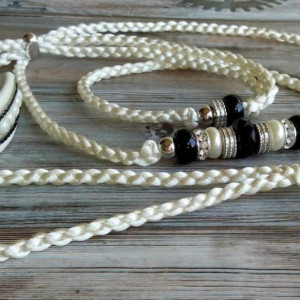 Smycz ringowa,  ringówka, wodzik, show leash