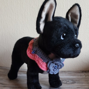 Kołnierzyk dla psa, Ubranko,  ozdoba, hand made.