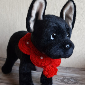 Kołnierzyk dla psa, Ubranko,  ozdoba, hand made.