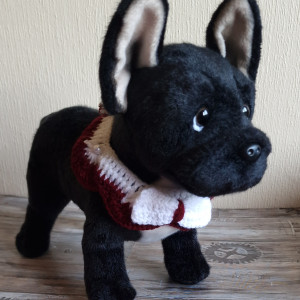 Kołnierzyk dla psa, Ubranko,  ozdoba, hand made.