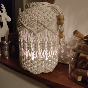 Duży lampion Boho wazon