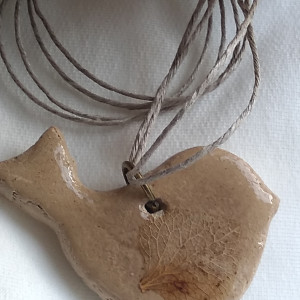 Wisior - ptak hortensja