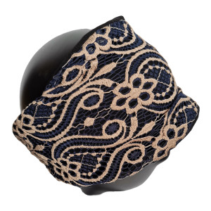 Opaska  szeroka koronkowa