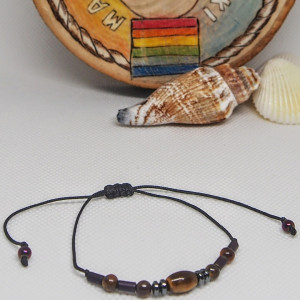 Damska bransoletka z tygrysim okiem