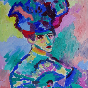 obraz olejny henri matisse fowizm portret kobiety