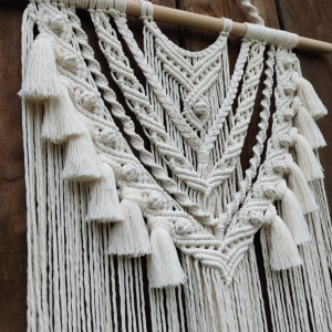 Makrama Boho z chwostami