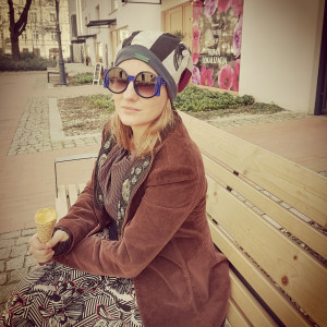 Czapka wiosenna patchworkowa