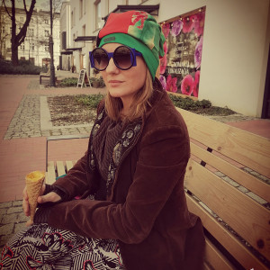 Czapka wiosenna patchworkowa