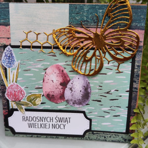 Kartka na Wielkanoc ręcznie wykonana handmade