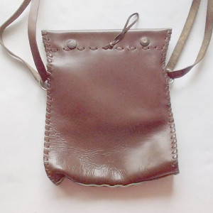 boho torebka, skórzana torebka na ramię, brązowa torebka ze skóry, torebka z naturalnej skóry