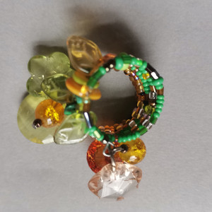 Duzy  pierścionek regulowany