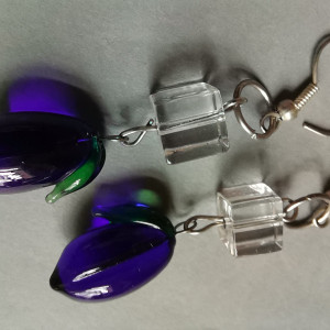 Kolczyki  śliwki węgierki