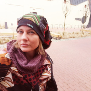 Czapka wiosenna patchworkowa