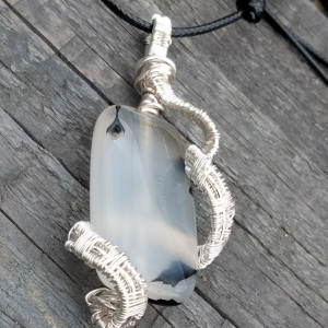 Wisior zawieszka z agatem