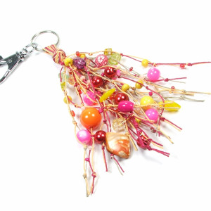 Arbuzowa Tatianka – lniany brelok