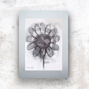 szary rysunek do pokoju, czarno biały szkic, grafika minimalizm, nowoczesny obraz na ścianę, grafika skandynawski styl