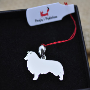 Owczarek Szetlandzki / Sheltie - wisiorek z psem