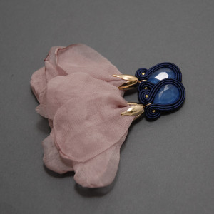 kolczyki lub klipsy sutasz z kwiatkami