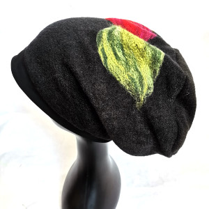 Czapka wełniana czarna